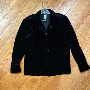 Sag Harbor Velvet shirt/jacket.
